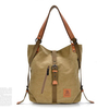 Women Canvas Casual Multifunctional Microfiber Leather Large Capacity Handbag Shoulder Bags Backpack