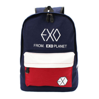 Women Canvas Contrast Color Casual Travel Sport Outdoor Backapck Girls Schoolbag