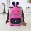 Women Canvas Cute Cartoon Crossbody Bag Animal Clutches Bags