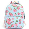 Women Canvas Floral Printed Backapck Satchel Rucksack