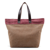 Women Canvas Hitcolor Tote Bag Casual Handbag Shoulder Bag