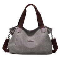 Women Canvas Large Capacity Shoulder Bags Handbags Casual Crossbody Bags