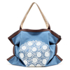 Women Canvas National Floral Handbag Tote Bag Irregular Sling Bag