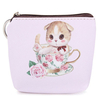 Women Cartoon Cat Zipper Cion Bag Wallet