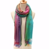 Women Cashmere Gradient Color Scarves Paisley Stole Shawl Wrap Scarf