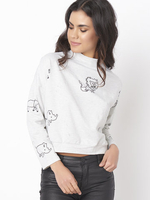 Women Casual Animal Print Pullover Long Sleeve Sweatshirt