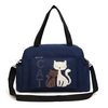 Women Casual Canvas Lovely Cat Handbag Shoulder Bags Crossbody Bag
