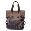 Women Casual Canvas Print Handbag Shoulder Bags Crossbody Bags