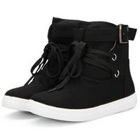 Women Casual Canvas Shoes Trainers Ankle Boots
