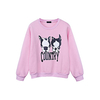 Women Casual Cartoon Printed Long Sleeve Cotton Sweatshirt