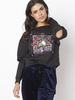 Women Casual Embroidery O-neck Long Sleeve Sweatshirt