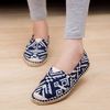 Women Casual Flat Breathable Knitting Cotton Outdoor Slip On Loafers Shoes