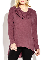 Women Casual Irregular Hooded Long Sleeve T-shirt