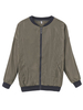 Women Casual Letter Print O-neck Baseball Coat