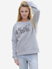 Women Casual Letter Print O-neck Long Sleeve Sweatshirts