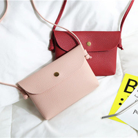 Women Casual Little Phone Bag PU Leather Crossbody Bag Cover Bag