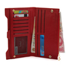 Women Casual Long Large Capacity Zipper Wallet Ladies Cash Coins Cards Purse