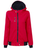 Women Casual Long Sleeve Zipper Hooded Sweatshirt