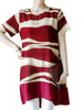 Women Casual Loose Stripe Chiffon Short Sleeve T-shirts