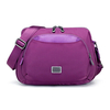 Women Casual Outdoor Nylon Mini Crossbody Bag PU Leather Patchwork Shoulder Bag