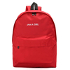 Women Casual Pure Color Canvas School Bags Backpack Shoulder Bags