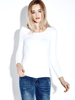 Women Casual Pure Color Long Sleeve O-neck T-shirt