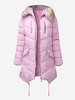 Women Casual Pure Color Long Sleeve Padded Coat