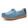 Women Casual Shoes Mix Color Slip On Loafers