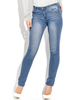 Women Casual Slim High Waist Pure Color Jeans