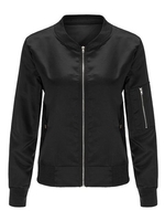 Women Casual Solid Color Stand Collar Baseball Jacket