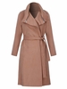 Women Casual Stitching Turn Down Collar Jacket