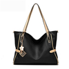 Women Casual Stylish Flower Metal Pendant Large Capacity Handbag Totes