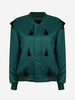 Women Casual Tassel Stand Collar Long Sleeve Jacket