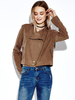 Women Casual Tassels Zipper Solid Color Long Sleeve Coat