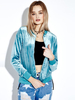 Women Casual Velvet Pure Color Zipper Jacket