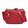Women Casual Vintage Genuine Leather Multi-pocket Shoulder Bags Crossbody Bags