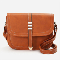 Women Casual Vintage PU Leather Crossbody Bags Shoulder Bags