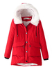 Women Casual Winter Long Sleeve Cotton Hoode Warm Coat