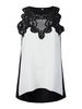 Women Chiffon Crochet Embroidery Patchwork Tank Tops