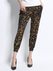 Women Chiffon Floral Printed Ankle-Length Bloomers Casual Pants