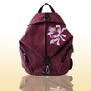 Women Chinese Style Retro Shoulder Bag Canvas Flower Backpack