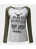 Women Christmas Letter Print O-neck Long Sleeve T-shirt
