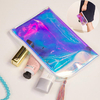 Women Clutch Makeup Shiny Laser Clear Storage Bag Holographic Small Laser Purse