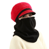 Women Cold Winter Windproof Face Masks Outdoors Detachable Hoods Cycling Beret Cap