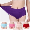 Women Comfortable High Elastic Panties Bamboo Fiber High Waist Underwear L-4XL