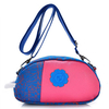 Women Contrast Color Canvas Crossbody Bag Lightweight Mini Shoulder Bag