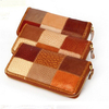 Women Contrast Color Long Manual Wallet Casual Clutches Card Holder Coin Bags Wallet