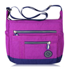 Women Contrast Color Nylon Waterproof Shoulder Bags Crossbody Bags