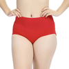 Women Cosy Breathable Cotton Jacquard Panties Soft High Waist Underwear