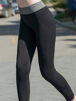 Women Cosy Yoga Running Ninth Pants Elastic Tights Sportwear Leggings